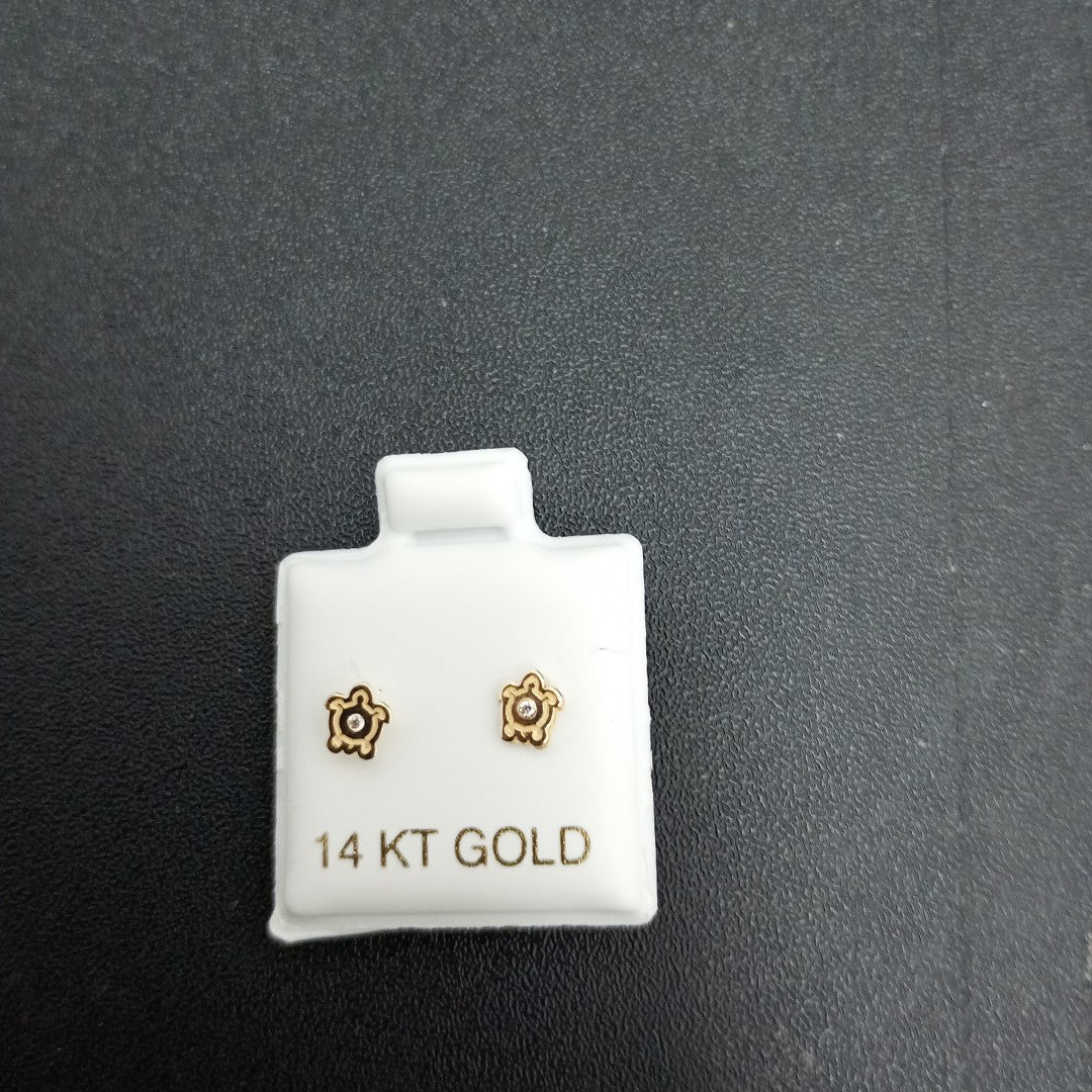 BROQUELES ORO 14K 1 (NUEVO)