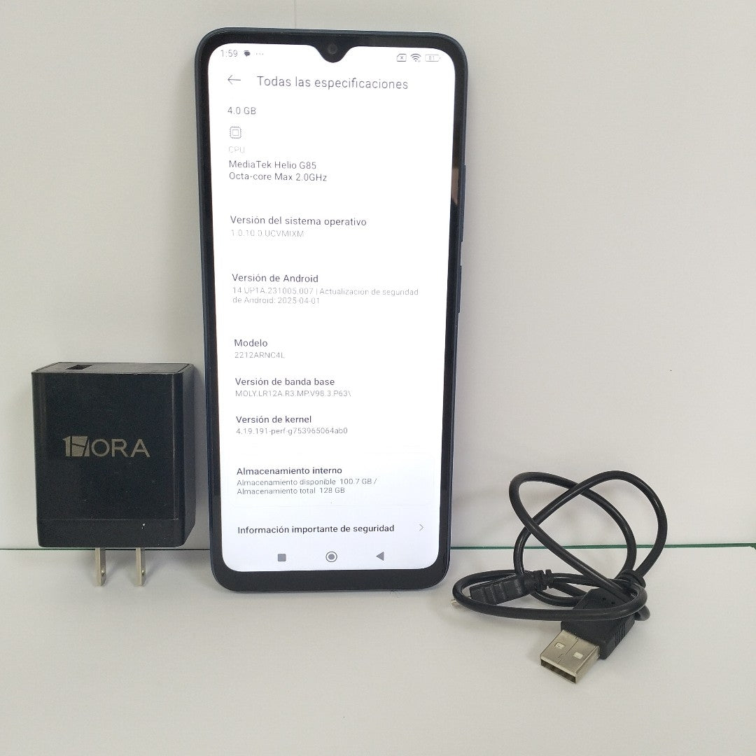 CELULAR XIAOMI REDMI 12C 2212ARNC4L (2023) 128 GB 4 GB RAM (SEMINUEVO)