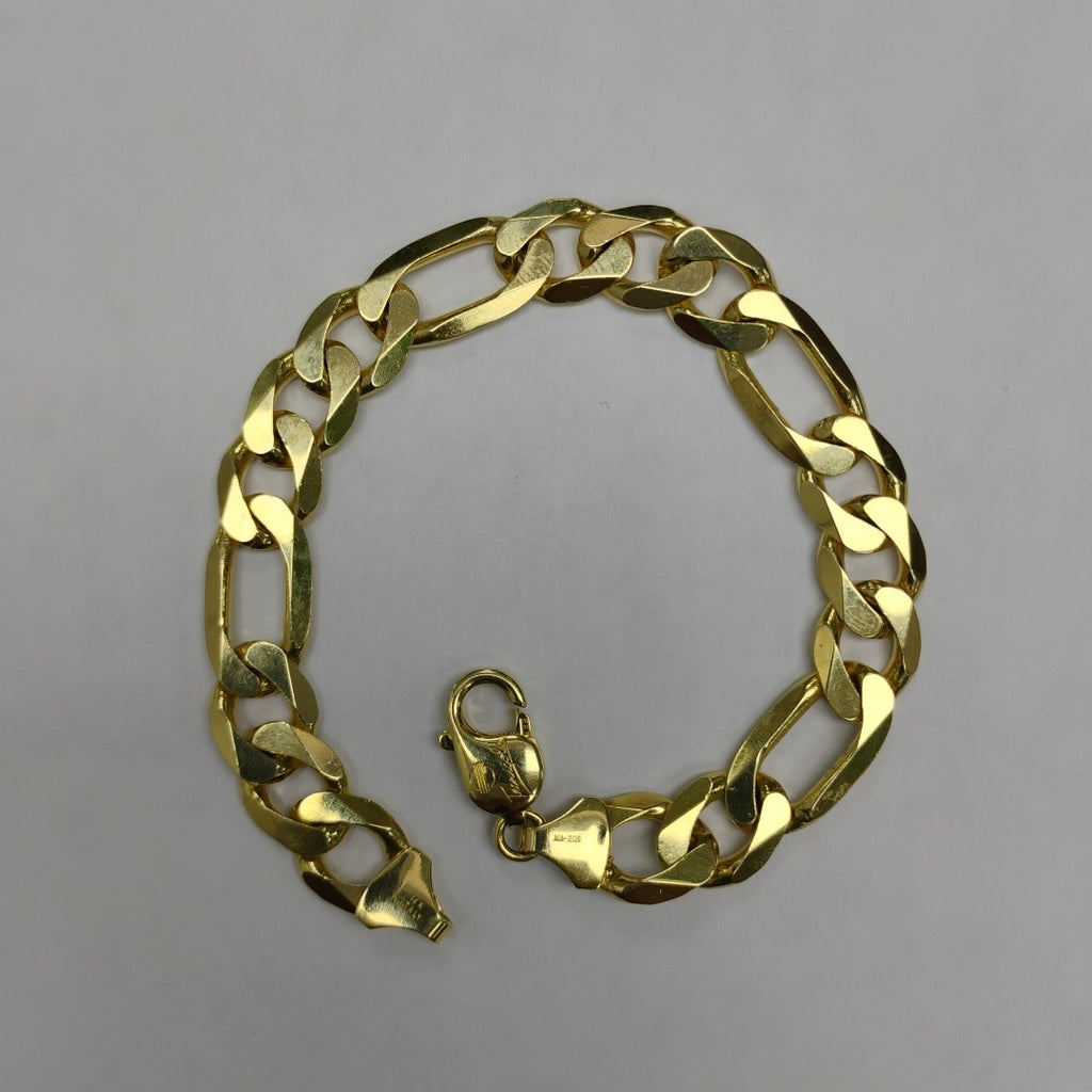 PULSERAS CABALLERO CARTIER 3*1 AMARILLA ORO 14K 33.9 (NUEVO)