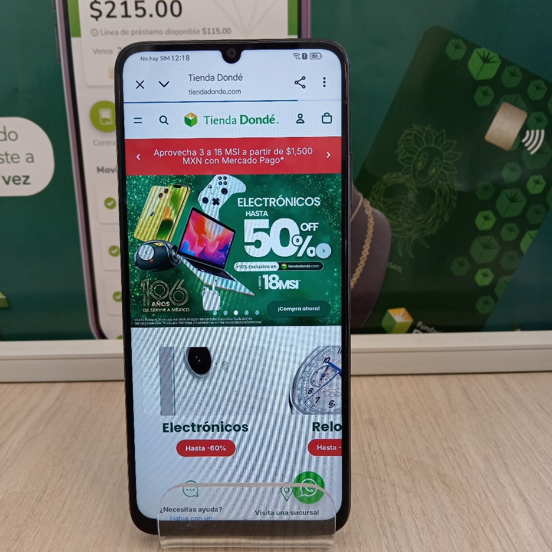 CELULAR HONOR X7A RKY-LX3 (2023) 128 GB 6 GB RAM (SEMINUEVO)