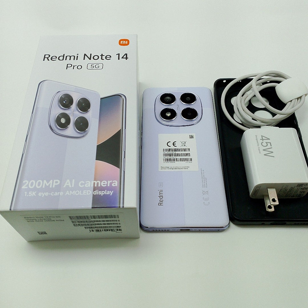 CELULAR XIAOMI REDMI NOTE 14 PRO 5G 24090RA29G (2025) 256 GB 8 GB RAM (SEMINUEVO)