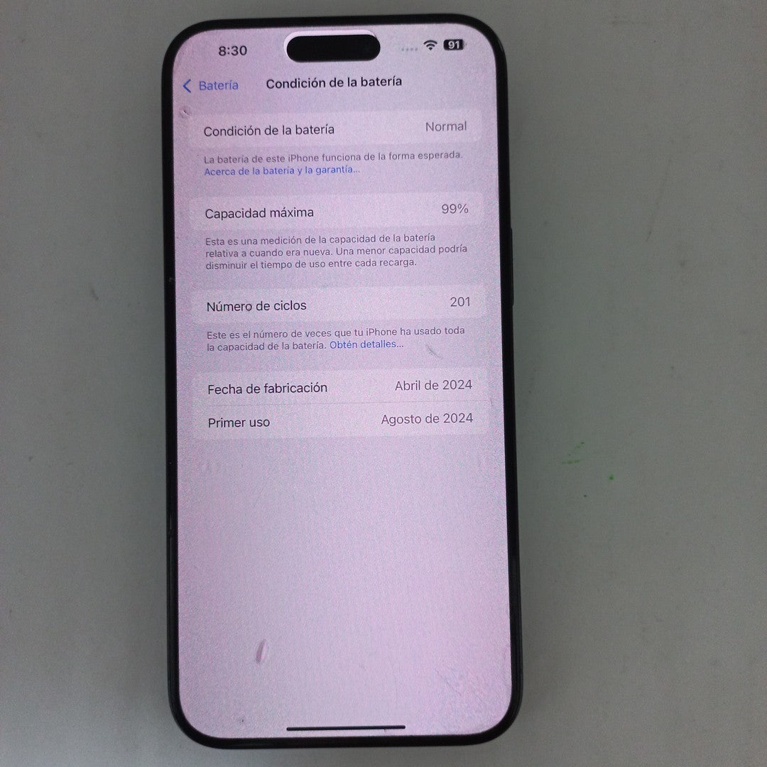 CELULAR APPLE IPHONE 15 PRO MAX A3108 (2023) 512 GB 8 GB RAM (SEMINUEVO)