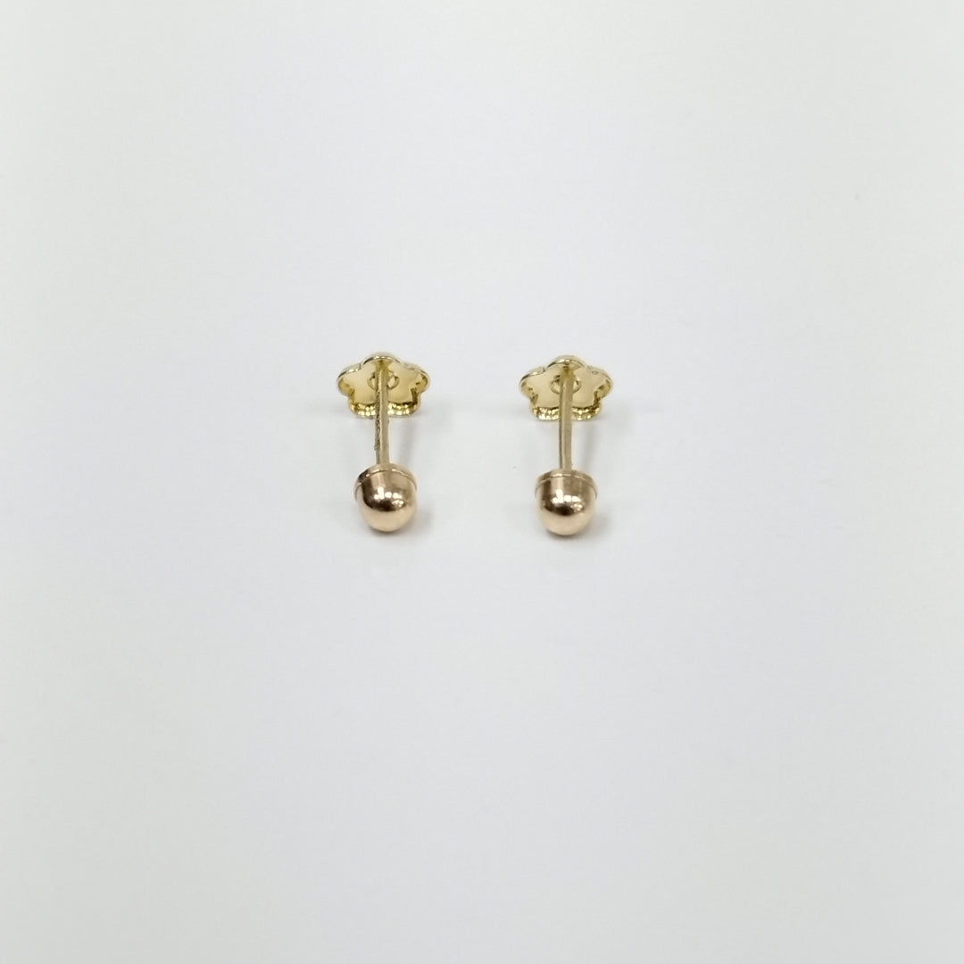 BROQUELES ORO 14K 1 (NUEVO)