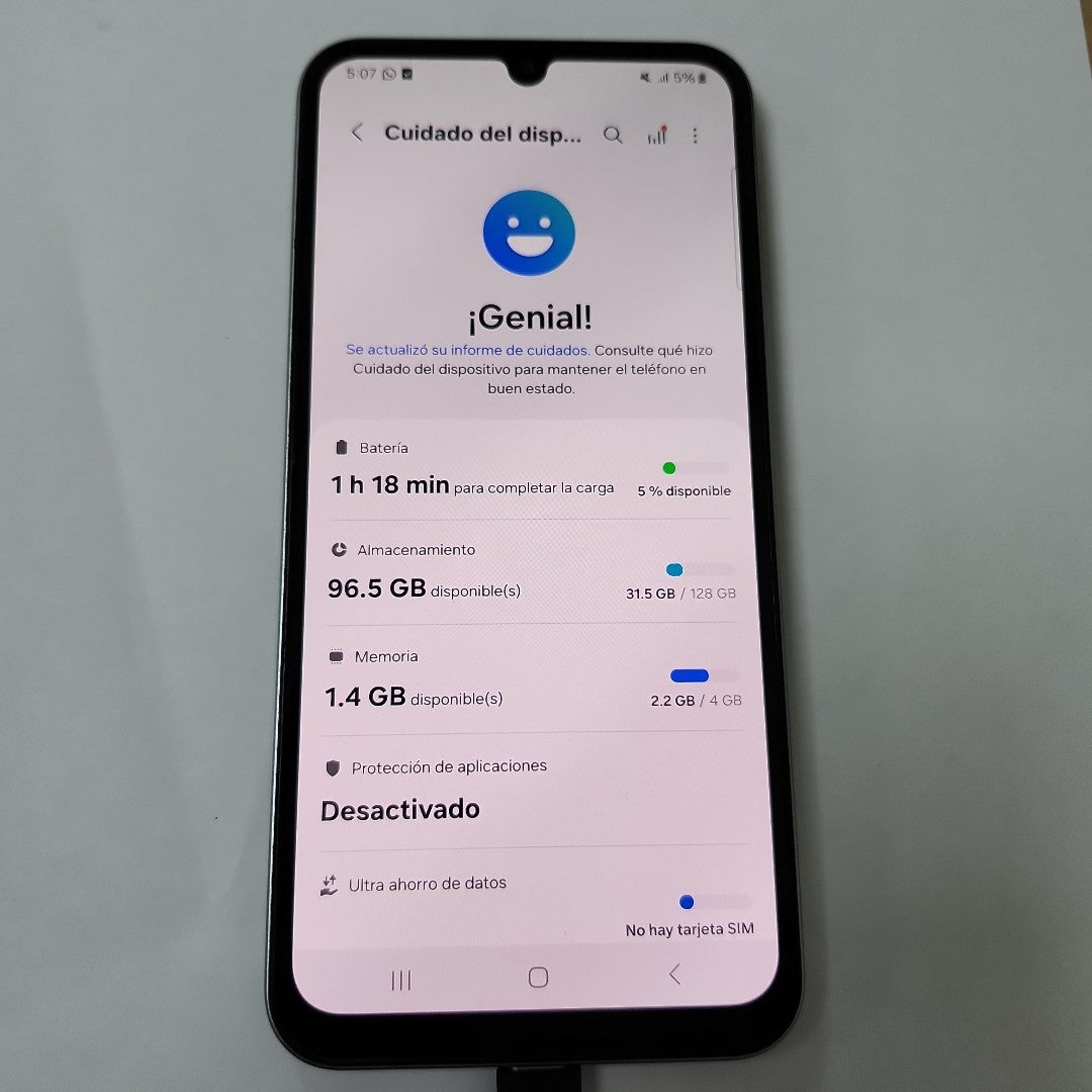 CELULAR SAMSUNG GALAXY A24 SM-A245M/DSN 128 GB 4 GB RAM (SEMINUEVO)