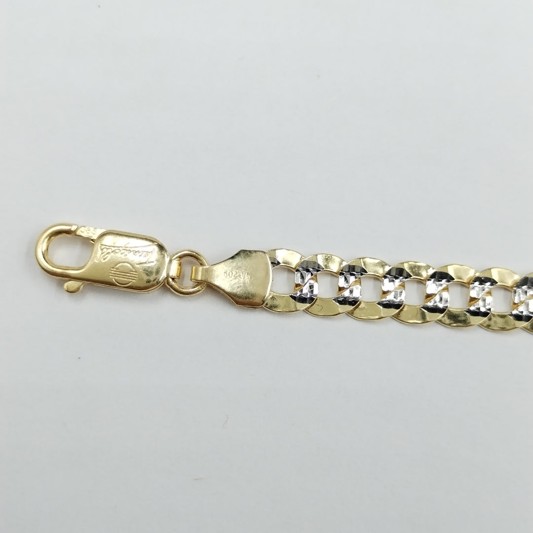 PULSERAS CABALLERO ORO 14K 8.7 (NUEVO)