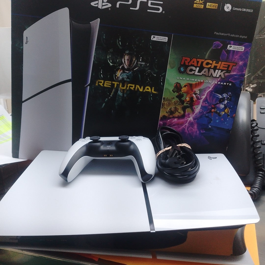 CONSOLA DE VIDEOJUEGO SONY PS5 SLIM DIGITAL 1 TB SSD (SEMINUEVO)