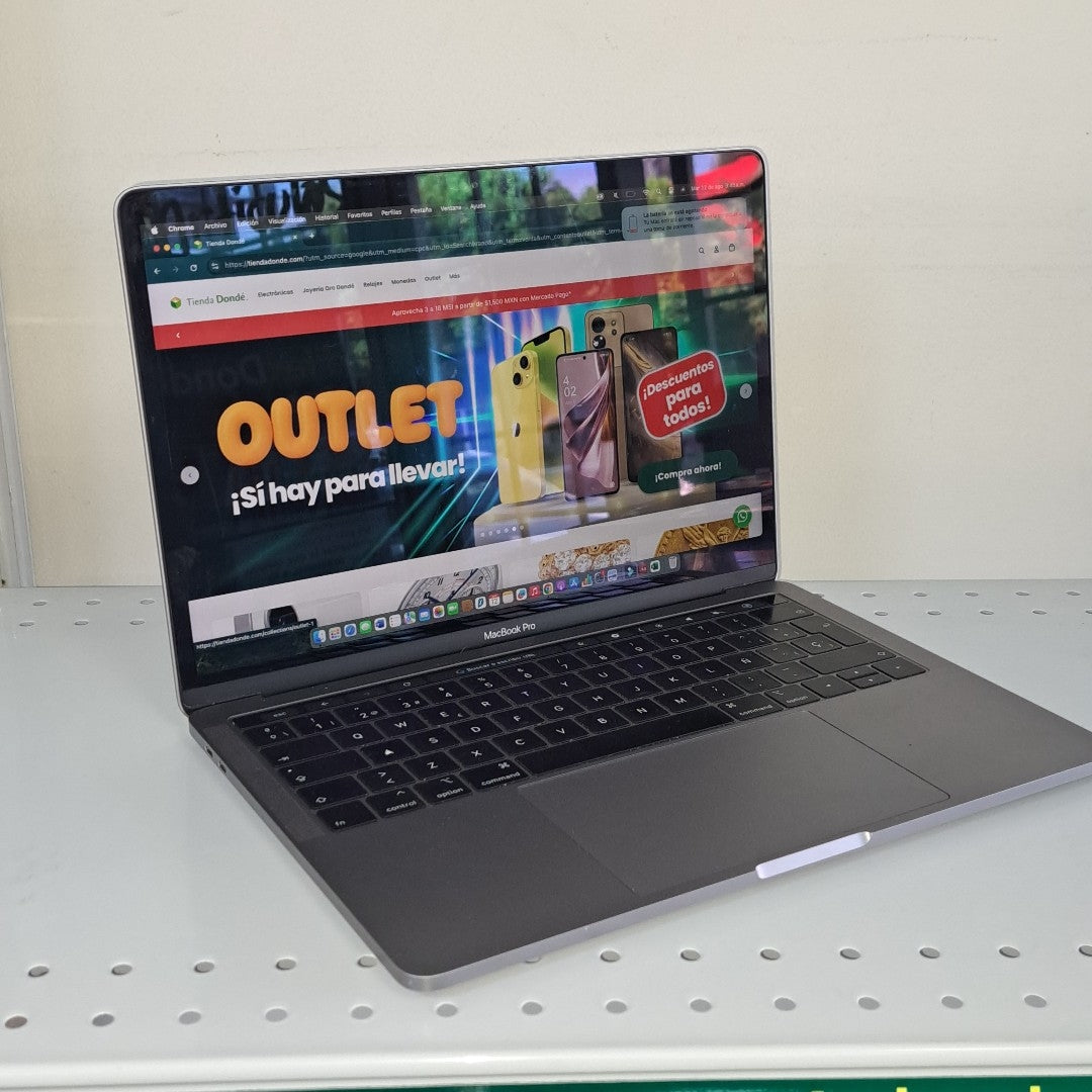 LAPTOP APPLE MACBOOK PRO 13" 2019 1.4 A2159 128 GB SSD 8 GB RAM (SEMINUEVO)