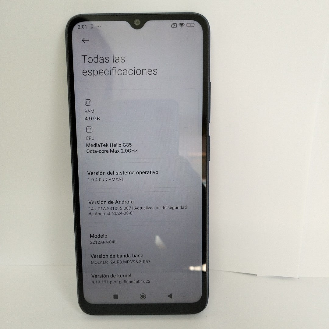 CELULAR XIAOMI REDMI 12C 2212ARNC4L (2023) 128 GB 4 GB RAM (SEMINUEVO)