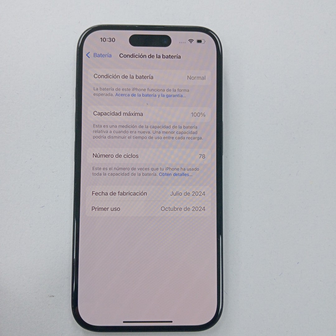 CELULAR APPLE IPHONE 16 A3287 (2024) 128 GB 8 GB RAM (SEMINUEVO)