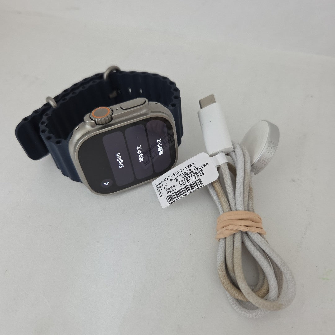 SMARTWATCH APPLE ULTRA 2 TITANIO A2986 49 MM GPS + CELULAR (SEMINUEVO)