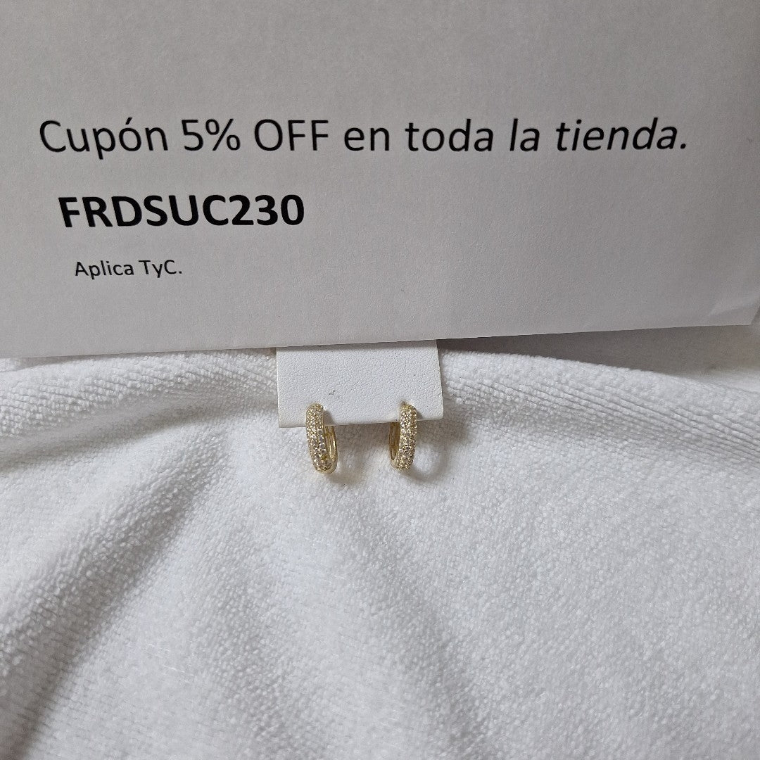 HUGGIES ORO 14K 2.1 (NUEVO)