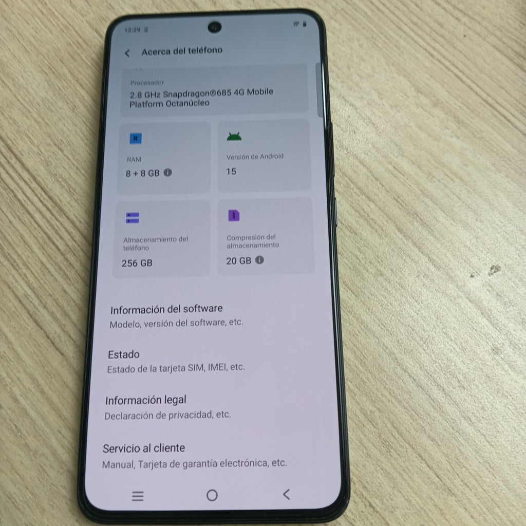 CELULAR VIVO V50 LITE V2441 (2025) 256 GB 8 GB RAM (SEMINUEVO)