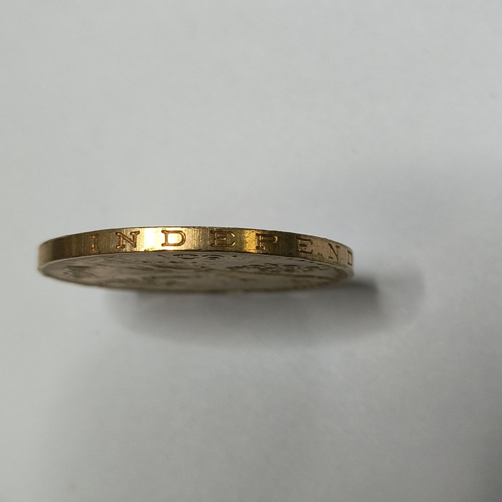 K1 41,60 GRMS - DTO. 0,00 GRMS - 21 K - AVALÚO 76003,20 * IDENTIFICACIÓN  MONEDA NOMINATIVA * MATERIALES  ORO * ESPECI (SEMINUEVO)