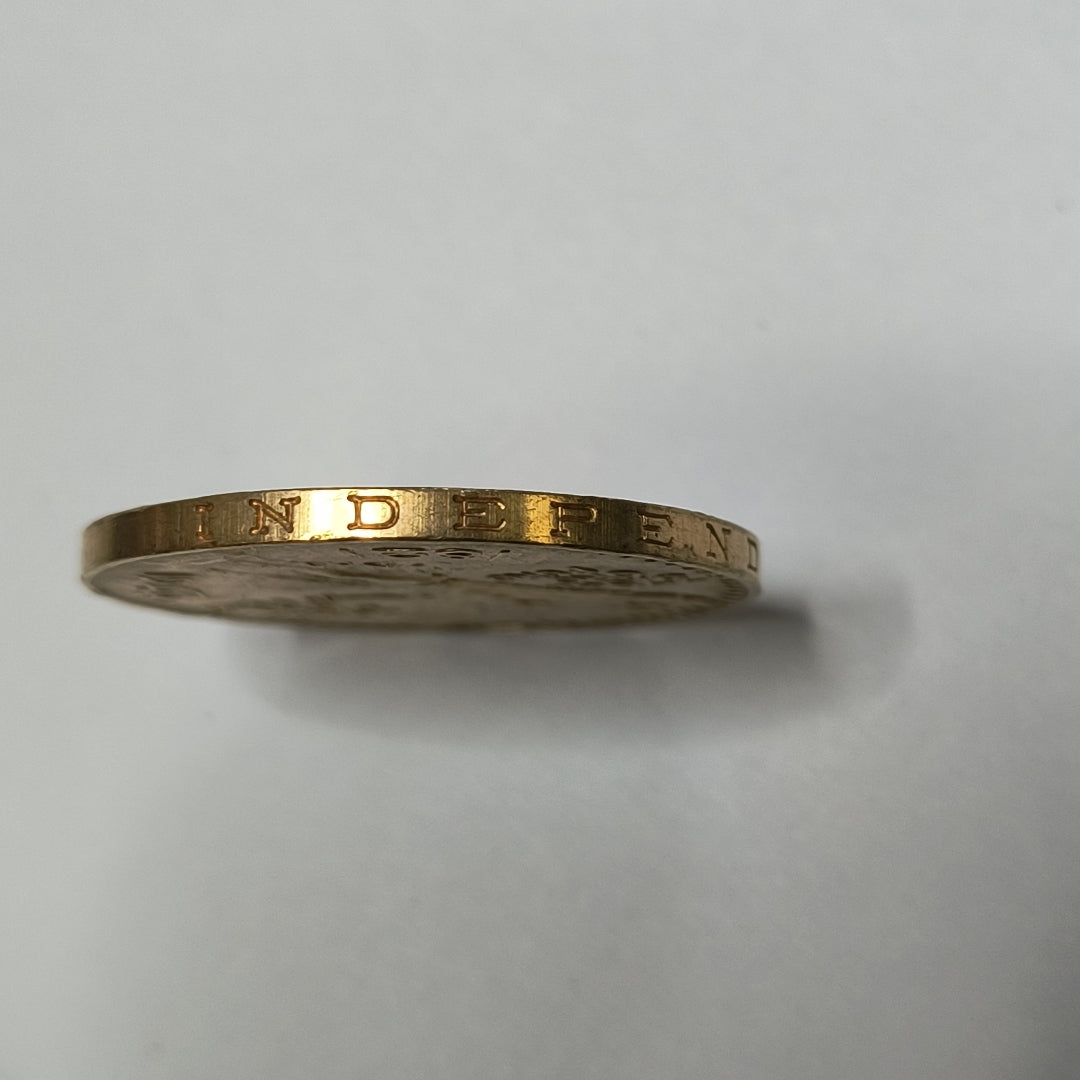 K1 41,60 GRMS - DTO. 0,00 GRMS - 21 K - AVALÚO 76003,20 * IDENTIFICACIÓN  MONEDA NOMINATIVA * MATERIALES  ORO * ESPECI (SEMINUEVO)