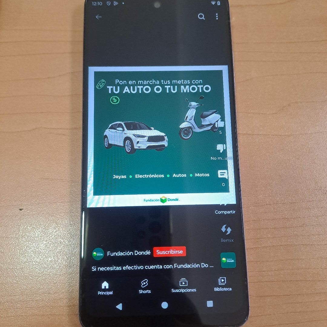 CELULAR MOTOROLA MOTO G24 XT2423-1 (2024) 256 GB 4 GB RAM (SEMINUEVO)