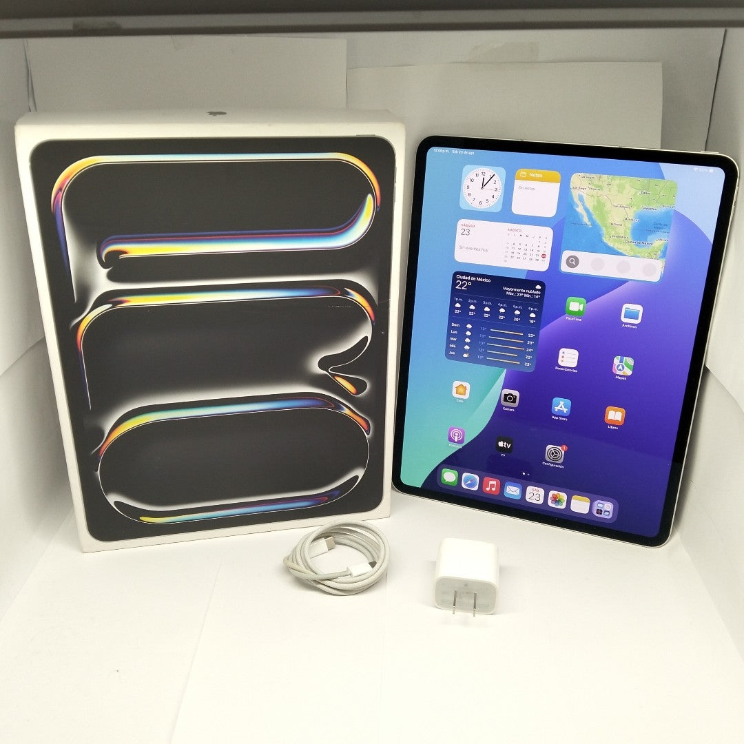 TABLETA APPLE IPAD PRO 13" A2926 (2024) 256 GB 8 GB RAM (SEMINUEVO)