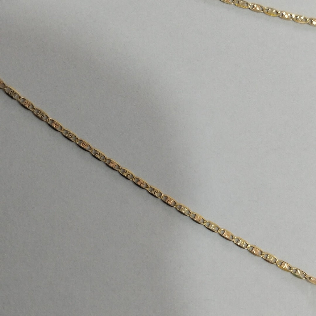 CADENAS VALENTINA/ESPEJO ORO 14K 1.6 (NUEVO)