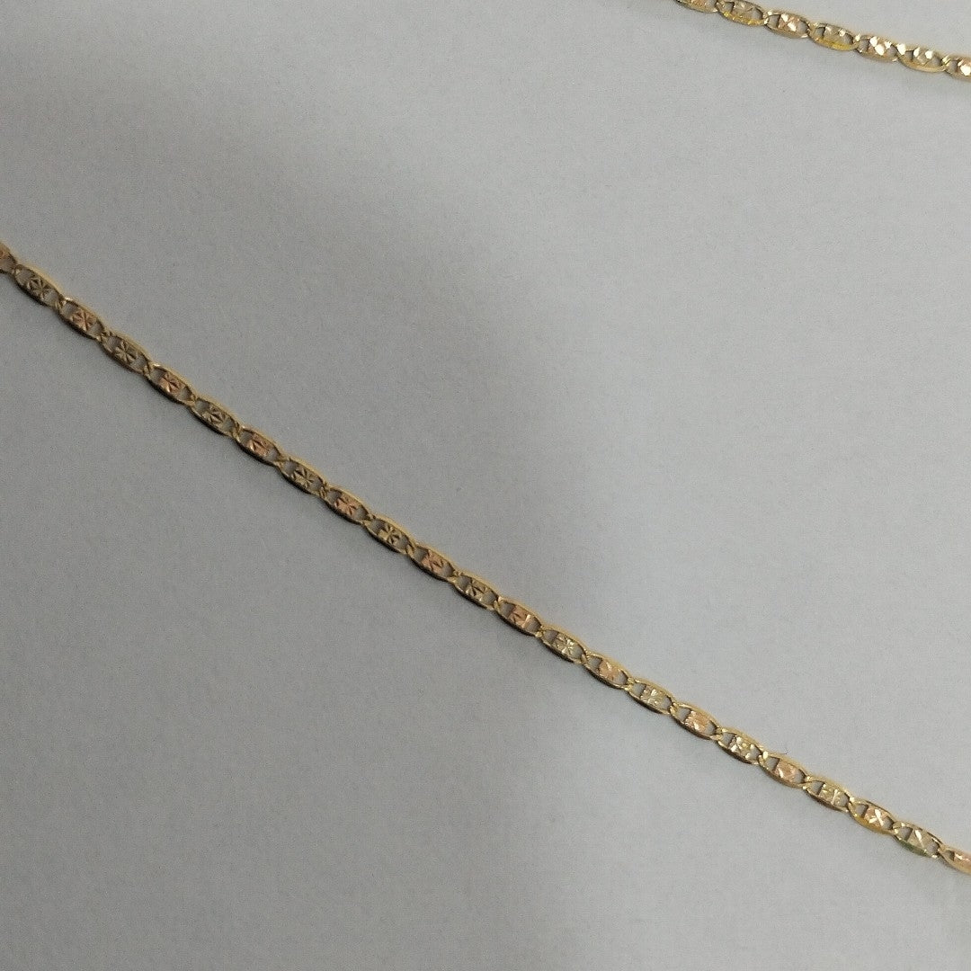 CADENAS VALENTINA/ESPEJO ORO 14K 1.6 (NUEVO)
