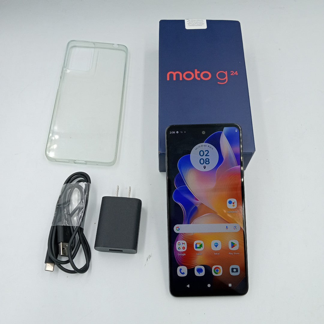 CELULAR MOTOROLA MOTO G24 XT2423-1 (2024) 256 GB 4 GB RAM (SEMINUEVO)