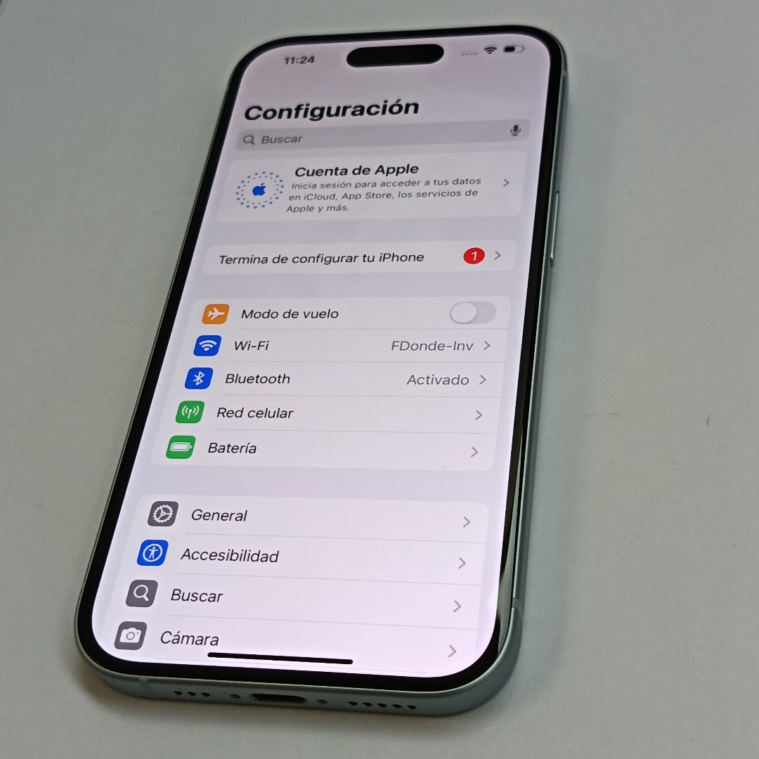 CELULAR APPLE IPHONE 15 A3089 (2023) 128 GB 6 GB RAM (SEMINUEVO)