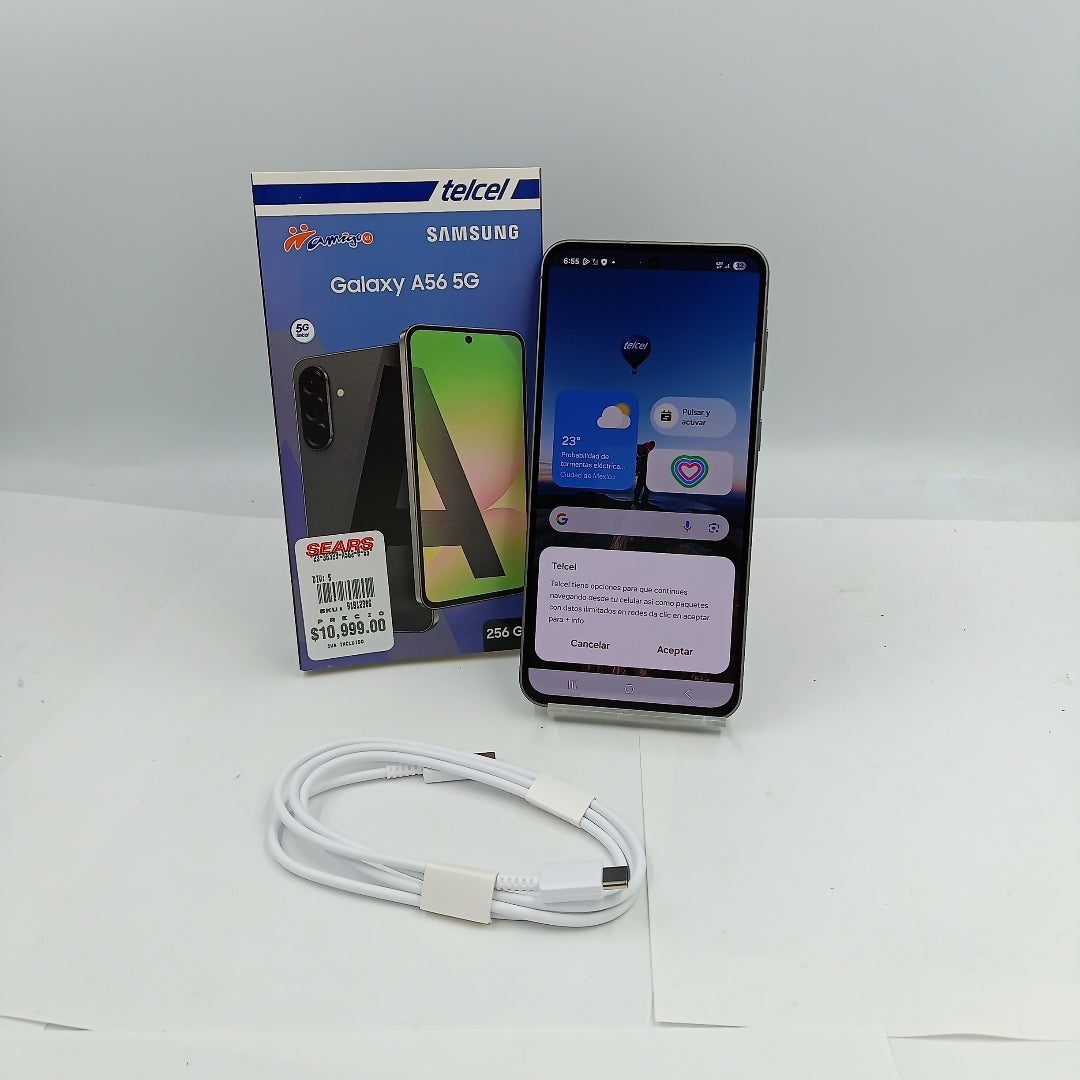 CELULAR SAMSUNG GALAXY A56 SM-A566E (2025) 256 GB 8 GB RAM (SEMINUEVO)
