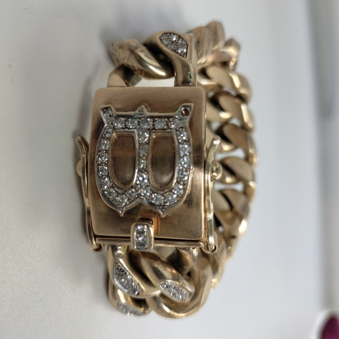 PULSERA. ORO. 14 K 216.9 GRMS (SEMINUEVO)