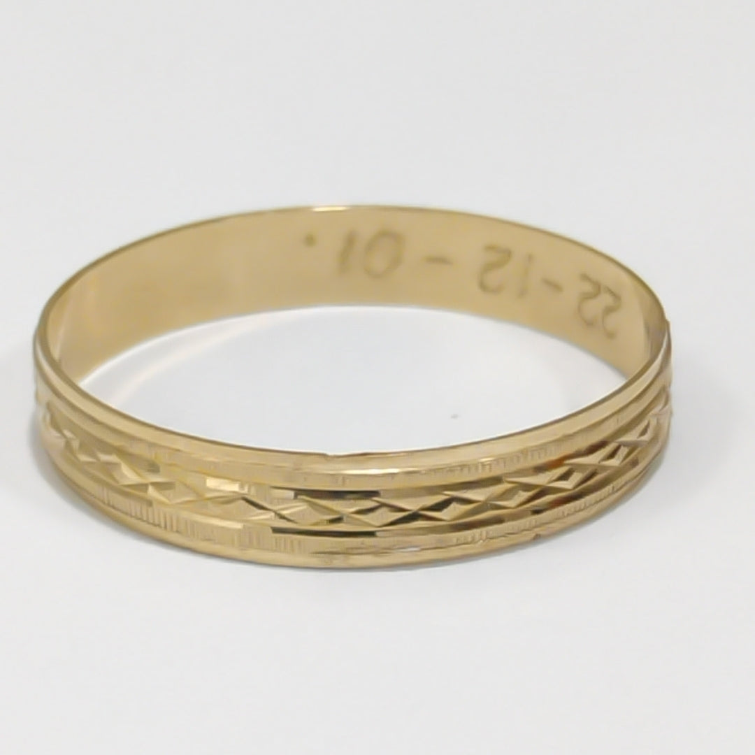 ARGOLLA. ORO. 14 K 1.3 GRMS (SEMINUEVO)