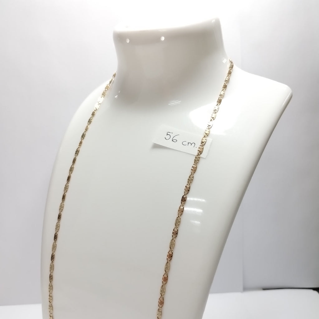 CADENA ORO COMBINADO 10 K 5,90 GRMS (SEMINUEVO)