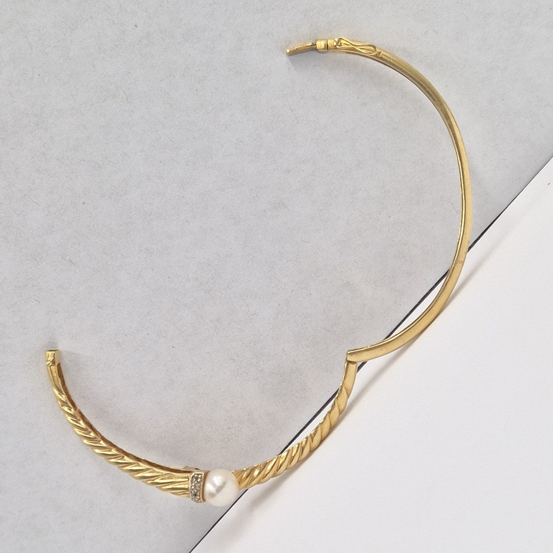 PULSERA RIGIDA. ORO. 10 K 16.9 GRMS (SEMINUEVO)