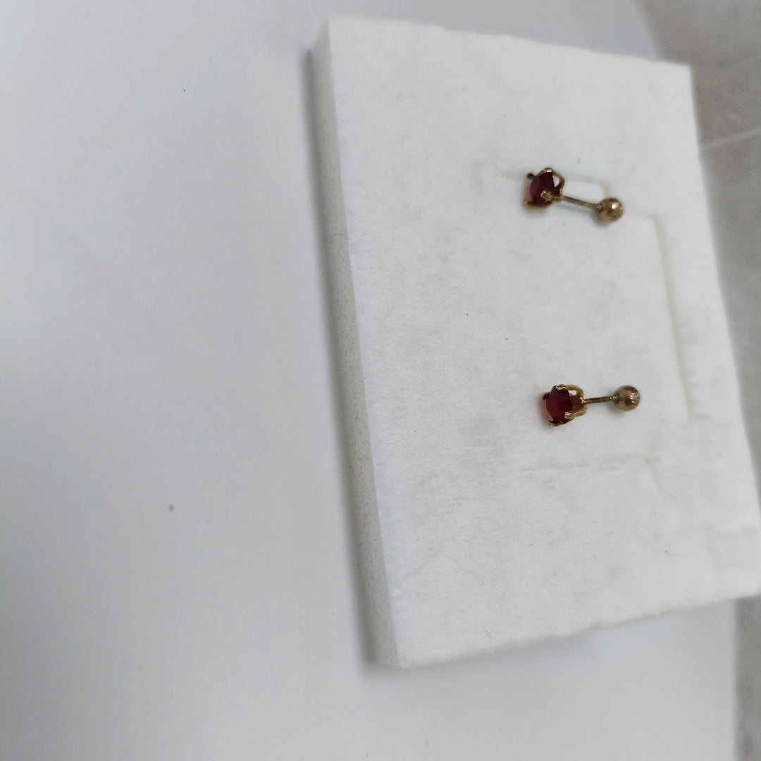 BROQUELES PAR ORO 14 K 0,50 GRMS (SEMINUEVO)