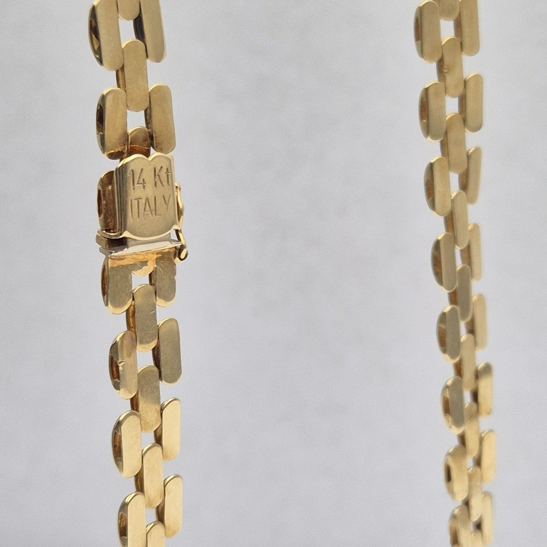 GARGANTILLA. ORO. 14 K 29 GRMS (SEMINUEVO)