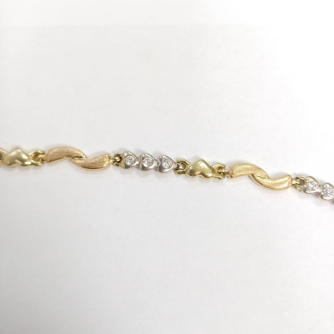 GARGANTILLA ORO,ORO COMBINADO 14 K 12,40 GRMS (SEMINUEVO)