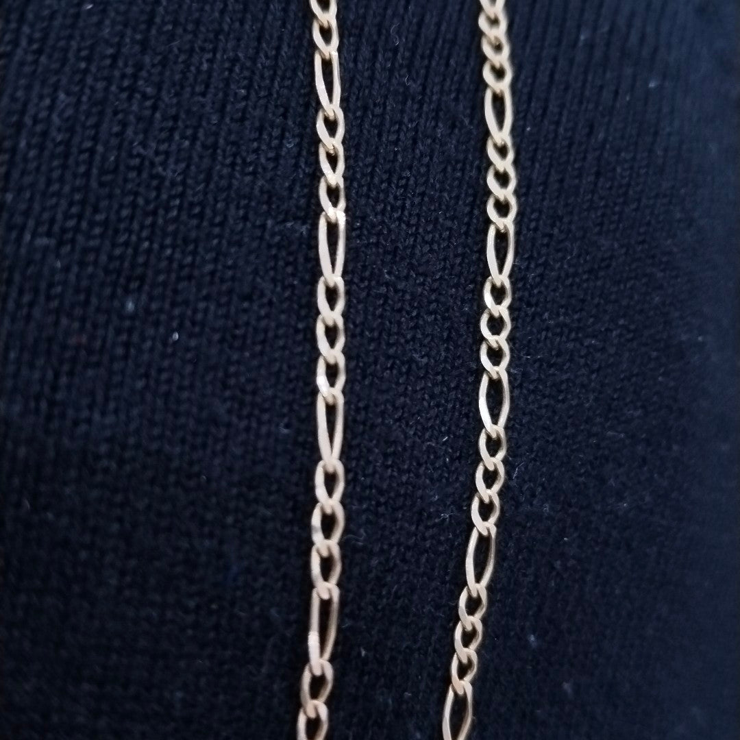 CADENA, MEDALLA RELIGIOSA. ORO. 10 K 5.7 GRMS (SEMINUEVO)