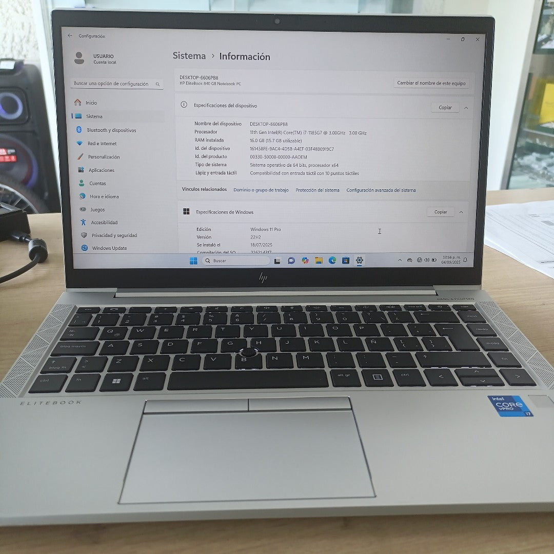 LAPTOP HP ELITEBOOK 840 G8 (2023) 256 GB SSD 16 GB RAM
