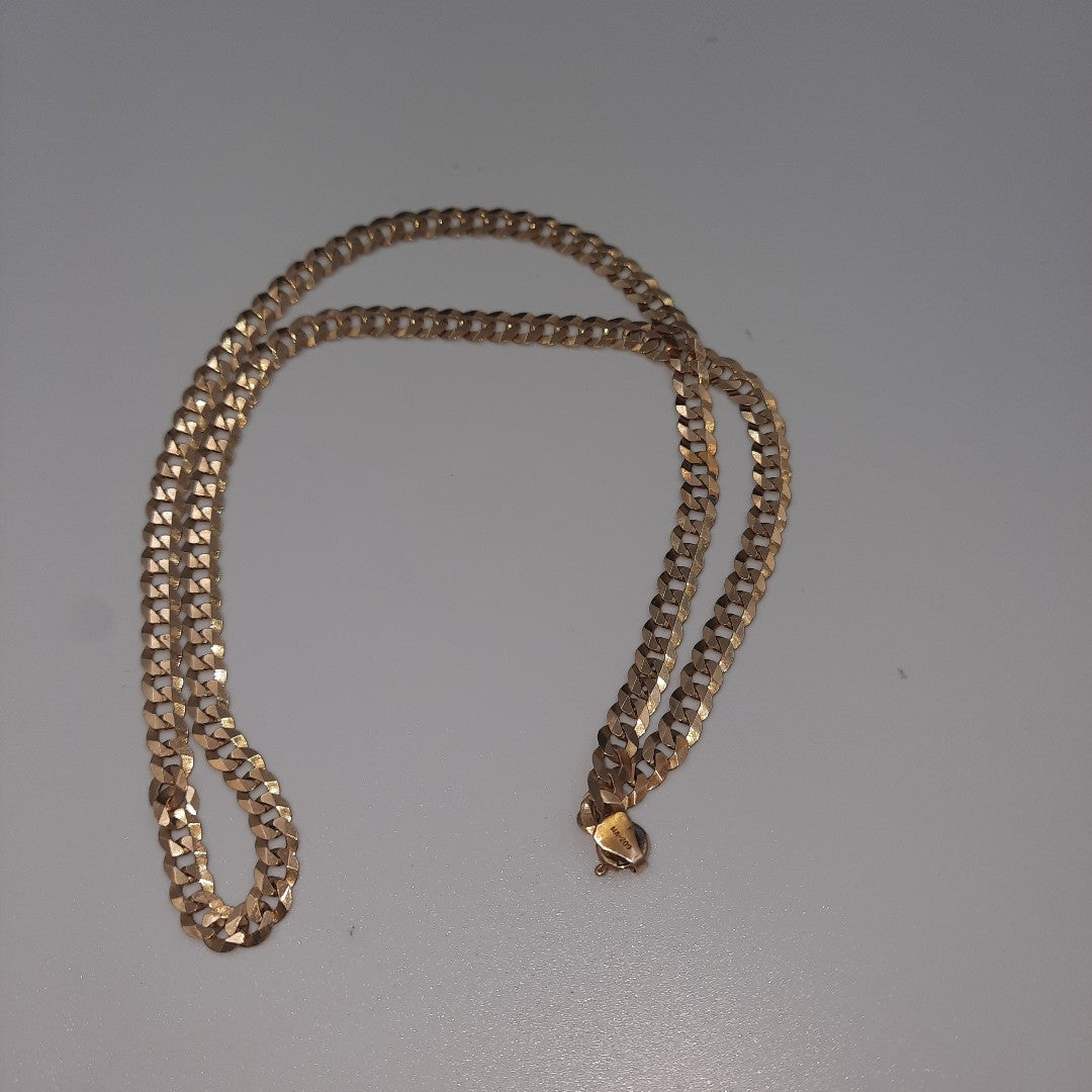 AHOGADOR, CADENA. ORO. 14 K 13.3 GRMS (SEMINUEVO)