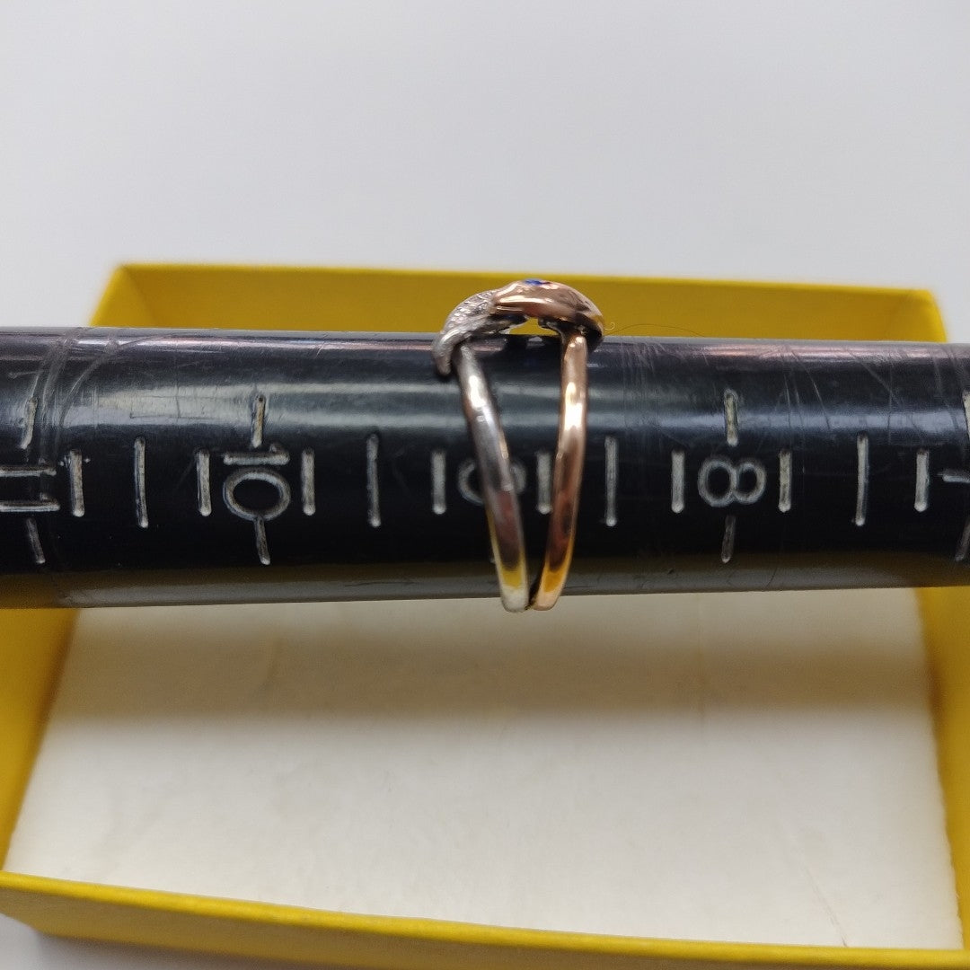 ANILLITO ORO,PLATINO 14 K 2,90 GRMS (SEMINUEVO)