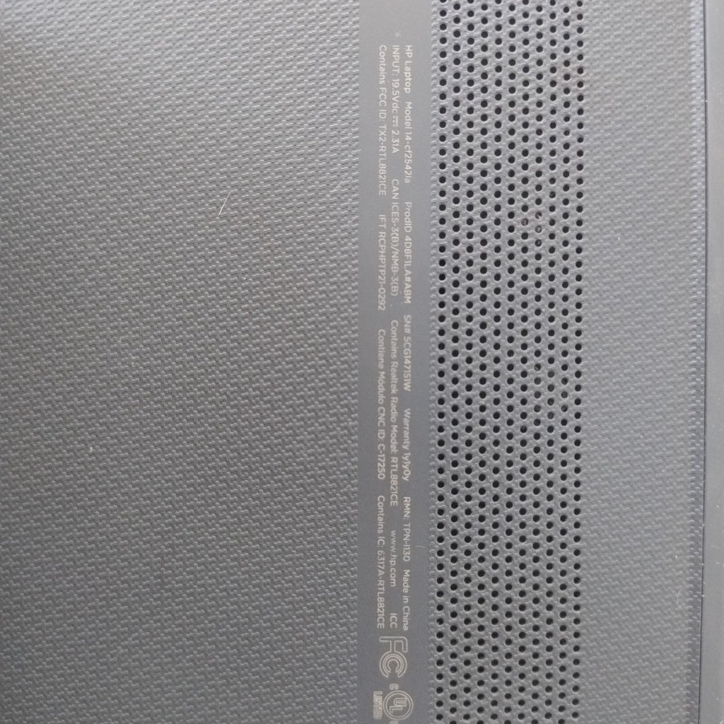 LAPTOP HP 14-CF2542LA (2022) 256 GB SSD 8 GB RAM (SEMINUEVO)