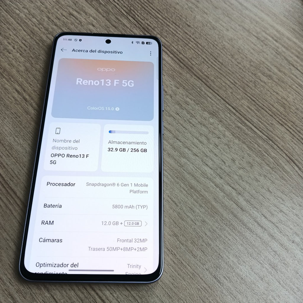 CELULAR OPPO  RENO 13F 5G CPH2699 (2025) 256 GB 12 GB RAM (SEMINUEVO)