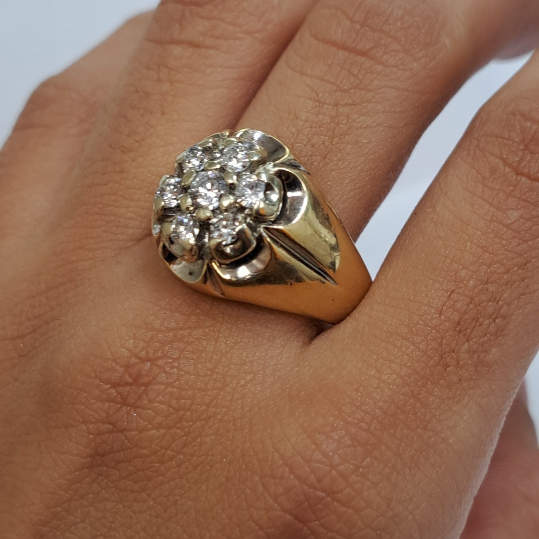 ANILLO ORO 14 K 11,20 GRMS (SEMINUEVO)