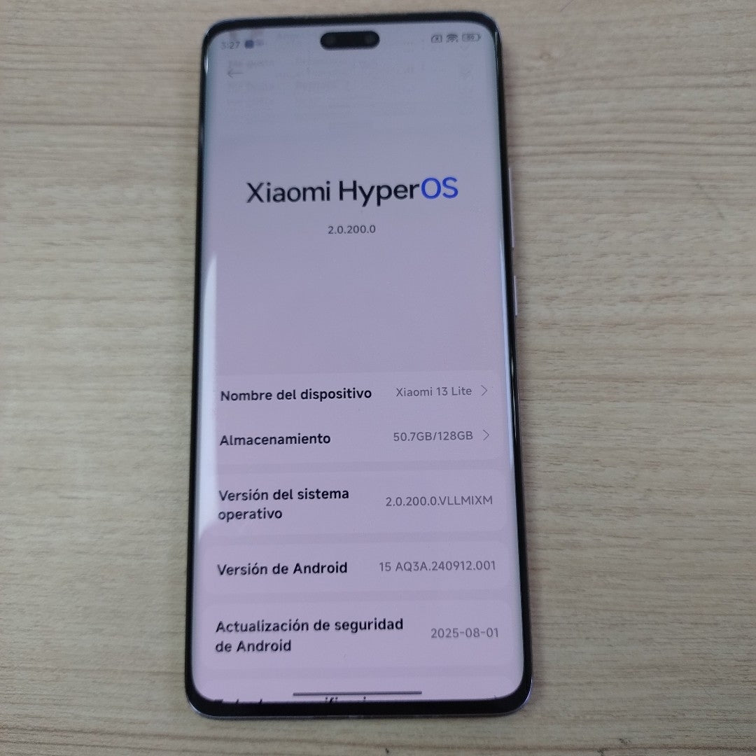 CELULAR XIAOMI 13 LITE 2210129SG (2023) 128 GB 8 GB RAM (SEMINUEVO)