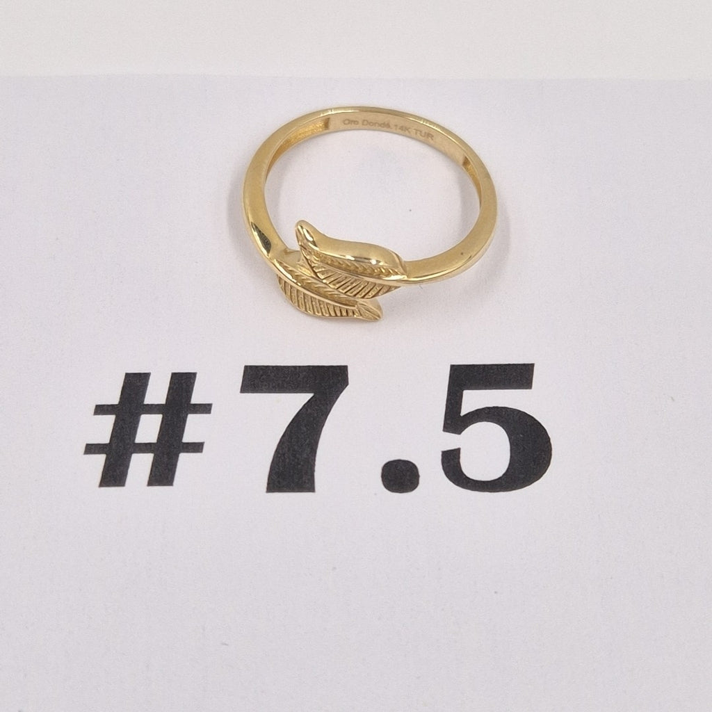 ANILLOS DAMA ORO 14K 1.6 (NUEVO)