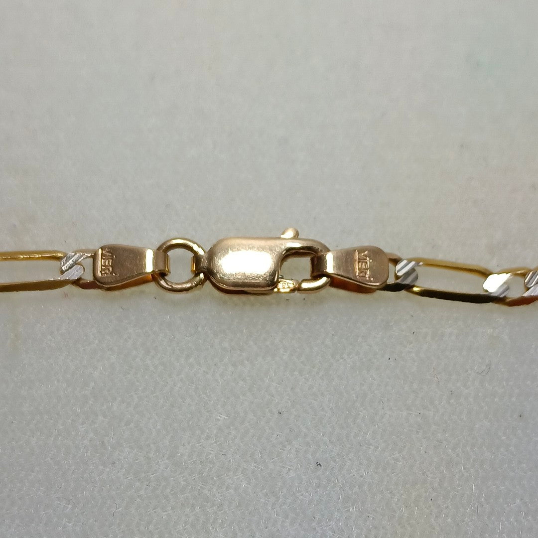 CADENA. ORO, RODIADO 14 K 6.5 GRMS (SEMINUEVO)