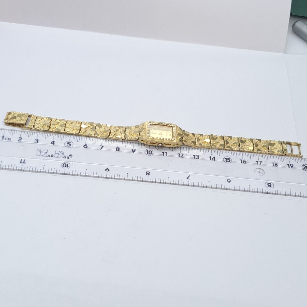 RELOJ CAJA ACERO PULSO ORO ORO 10 K 25,80 GRMS (SEMINUEVO)