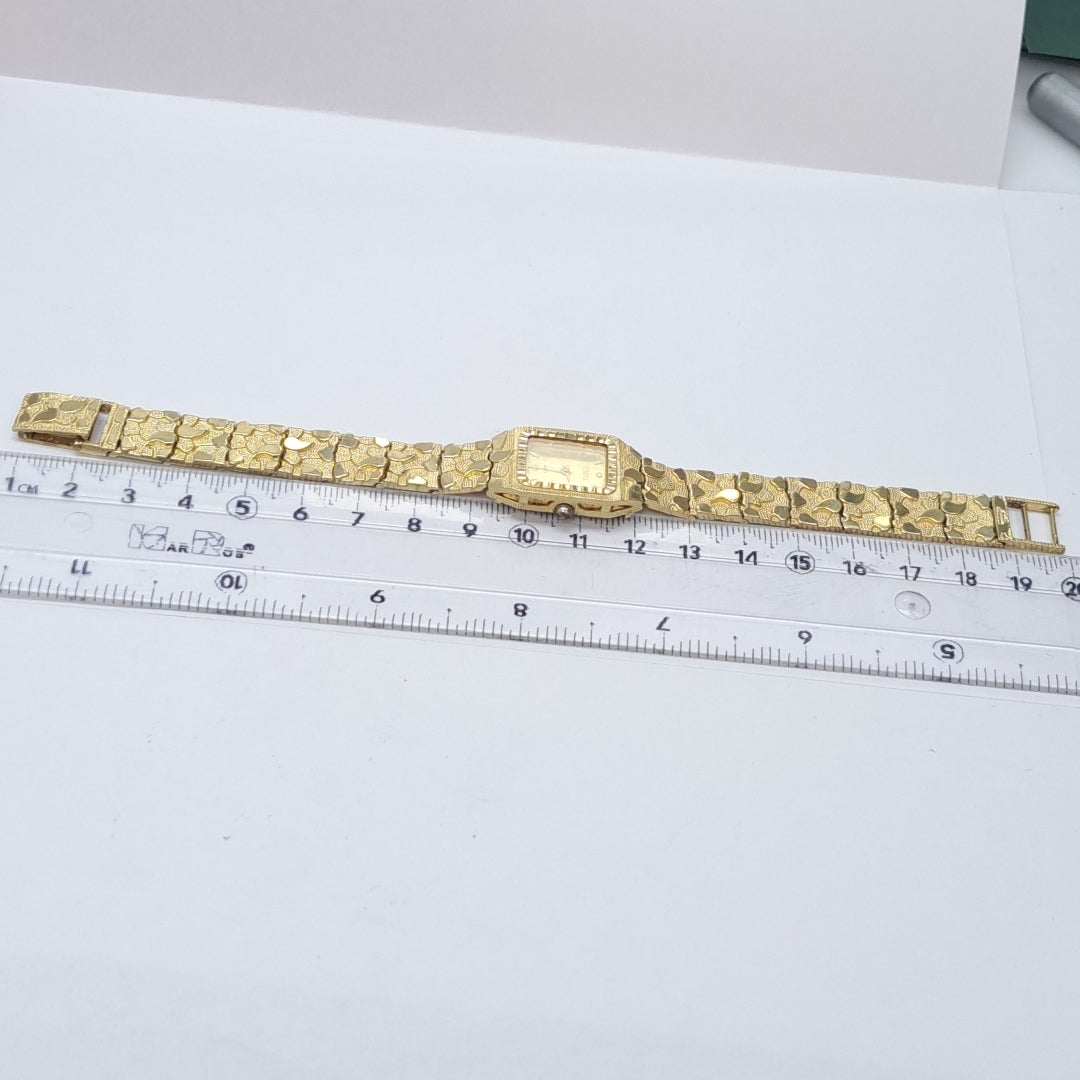 RELOJ CAJA ACERO PULSO ORO ORO 10 K 25,80 GRMS (SEMINUEVO)
