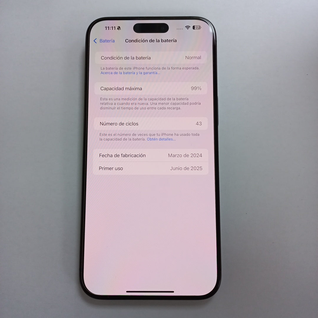 CELULAR APPLE IPHONE 15 PRO MAX A3105 (2023) 256 GB 8 GB RAM (SEMINUEVO)