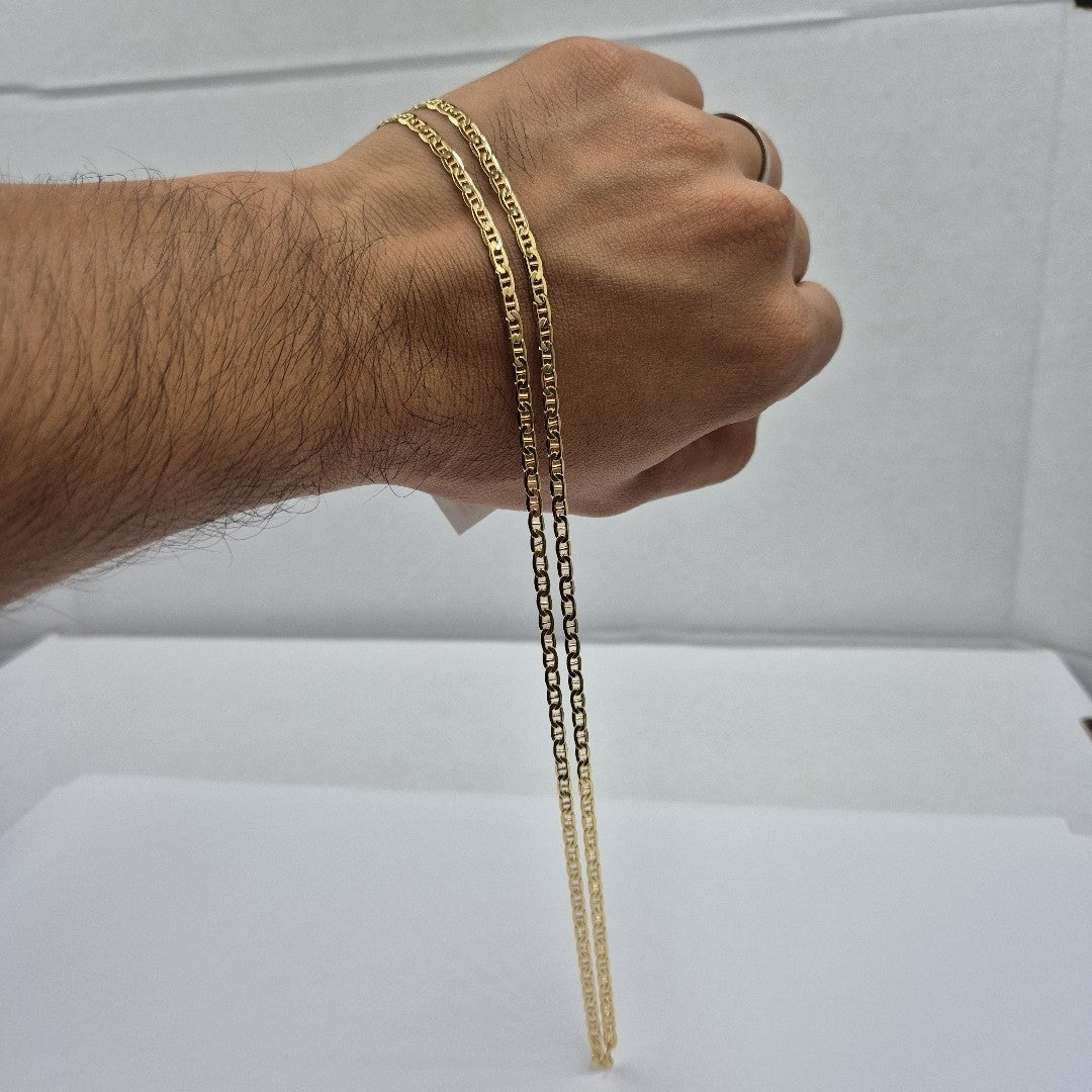 CADENAS GUCHI ORO 14K 12 (NUEVO)