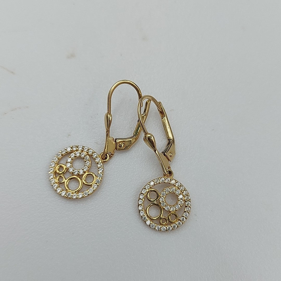 BROQUELES ORO 14K 2.7 (NUEVO)