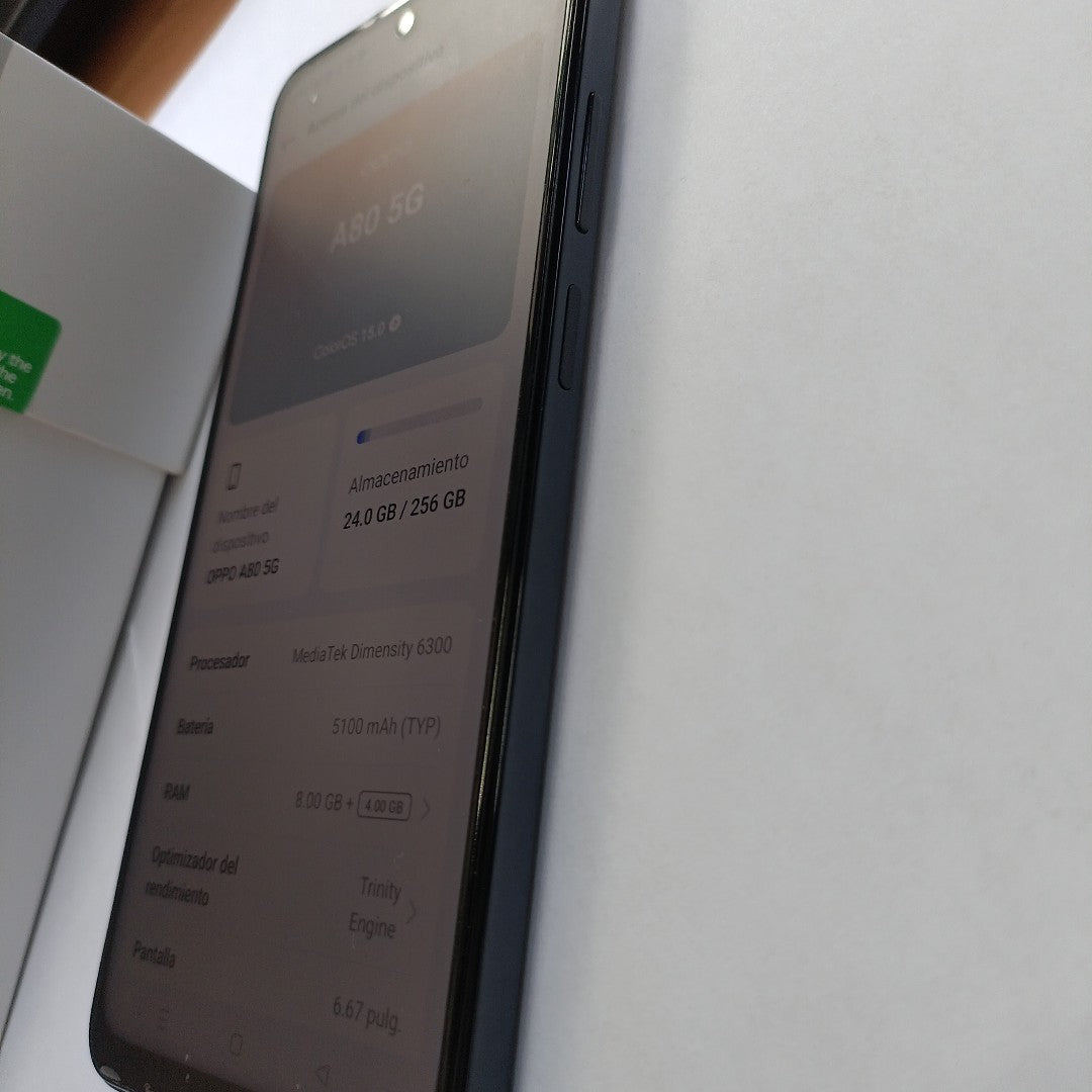 CELULAR OPPO  A80 5G CPH2639 (2024) 256 GB 8 GB RAM (SEMINUEVO)