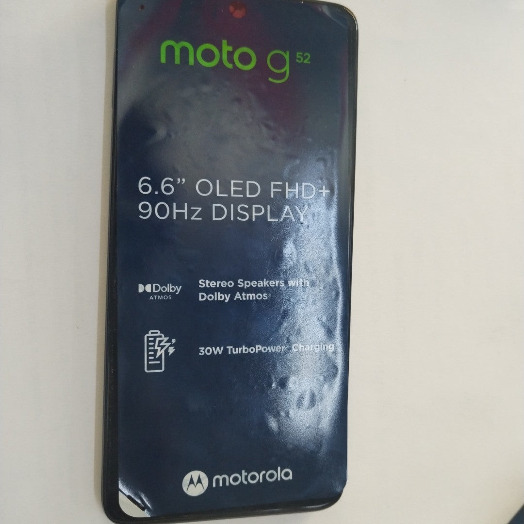 CELULAR MOTOROLA MOTO G52 XT2221-2 256 GB 6 GB RAM (SEMINUEVO)