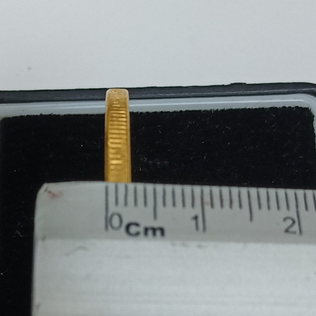 MEDALLA CONMEMORATIVA ORO 21 K 34,60 GRMS (SEMINUEVO)